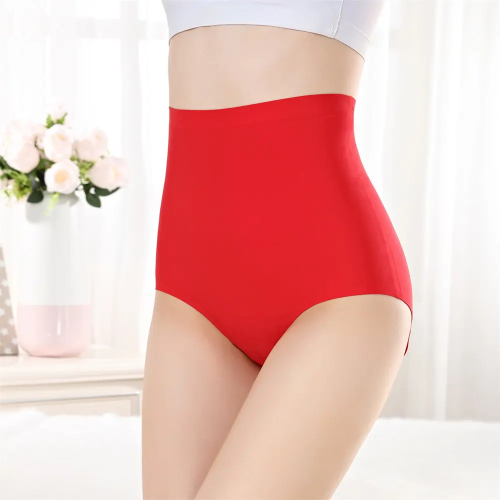 Seamless Breathable Pantie Solid Cool pants Refreshing High Waist Women Panties Female Underwear Hot sale Lingerie 4xl xxxl xxl