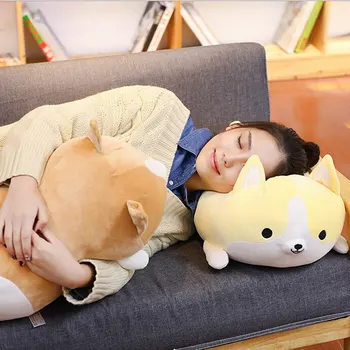 

35cm Stuffed Soft Animal Cartoon Pillow Lovely Christmas Gift for Kids Kawaii Valentine Present Cute Corgi Dog Plush Toy