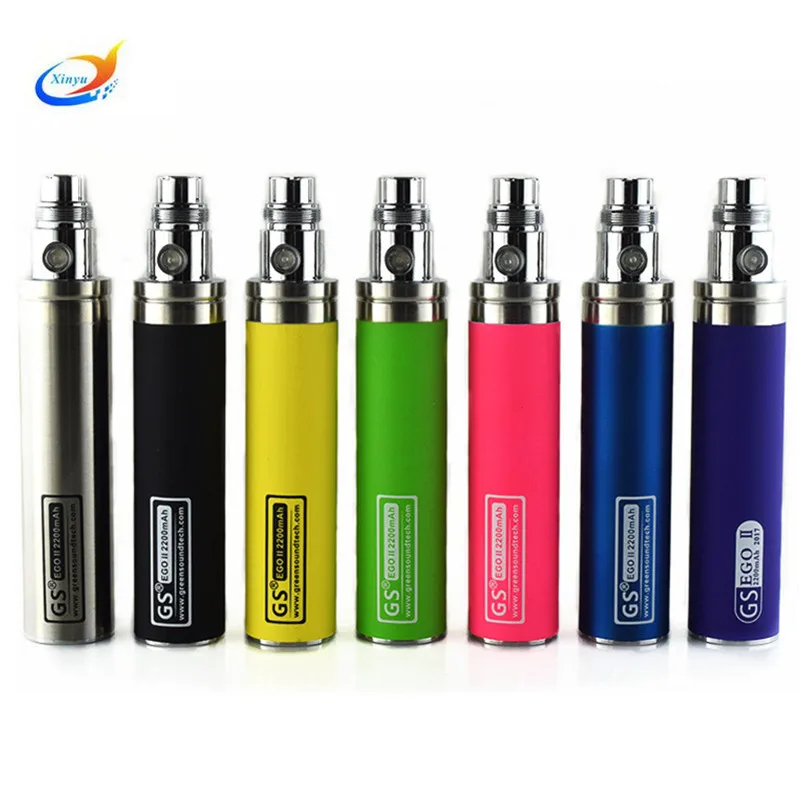 Günstige Bunte 2200mah eGo batterie Ego II woche e zigarette batterie für ce4 ce5 zerstäuber ego t 510 gewinde ego batterie