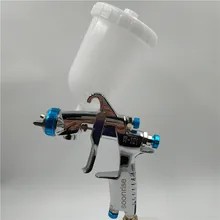 Япония W101 пистолет-распылитель, W-101-134G HVLP ручной пистолет для рисования, Гравитационный Тип подачи, покраска автомобиля, с пластиковой чашкой 400