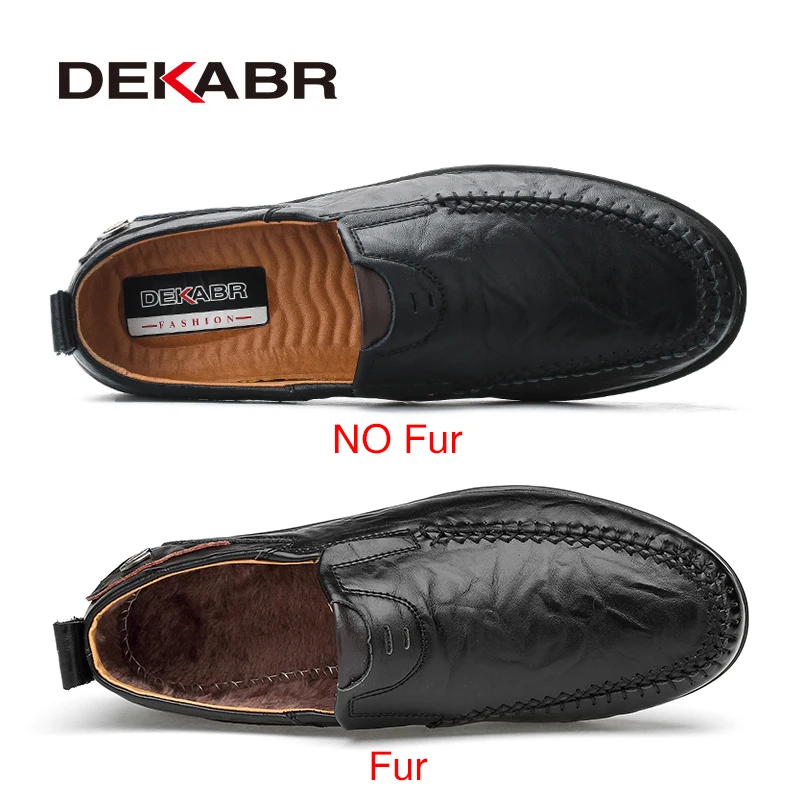 DEAKBR تنفس حقيقية أحذية جلدية بدون كعب الرجال حذاء كاجوال عالية الجودة الكبار زلة على الأخفاف الرجال رياضية الذكور الأحذية 46 DEAKBR تنفس حقيقية أحذية جلدية بدون كعب الرجال حذاء كاجوال عالية الجودة الكبار زلة على الأخفاف الرجال رياضية الذكور الأحذية 46