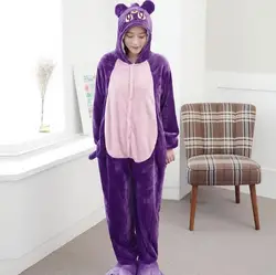 Пижама кигуруми кенгуруми Костюм Пижама женский Рождественский взрослый onesie Медведь Пара пижамы Пижама зимняя Пижама