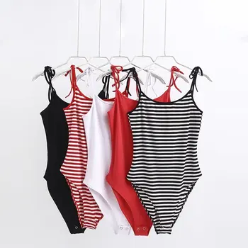 

chic bodysuit women body backless bandage summer rompers womens jumpsuit 2019 bodysuits one piece