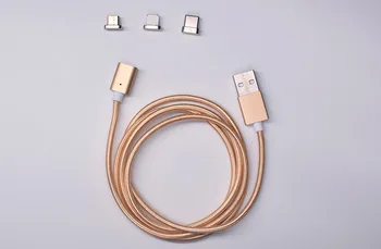 

Wholesale Top quality 3 in 1 magnetic type cellphone data line Type-C mobile phone USB charging cable