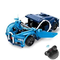 Technic Bugatti чугун с RC Mini Blue phantom car строительные блоки игрушки подарки на день рождения для мальчиков детей