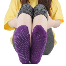 Хлопковые дышащие Антифрикционные женские носки для йоги, силиконовые Нескользящие носки для пилатеса, носки для спортивных танцев, тапочки, носки для пилатеса