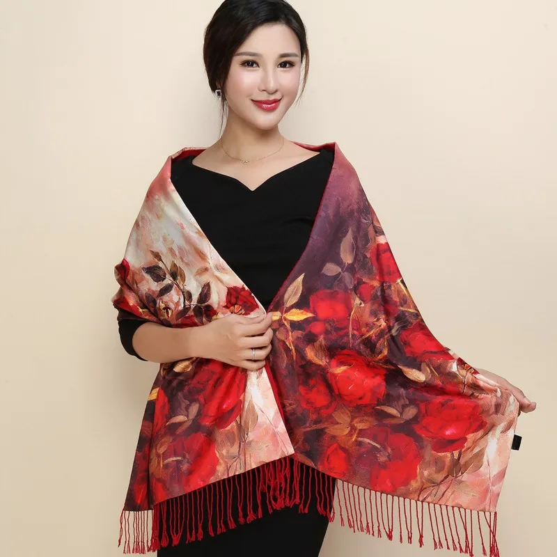 Discount Cheap I1WuS 2019 Pastoral Style Women Scarves Pashmina Two Sides Wear Silk Cashmere Scarf National foulard femme Warm Print Shawl Scarf Discount Cheap I1WuS 2019 Pastoral Style Women Scarves Pashmina Two Sides Wear Silk Cashmere Scarf National foulard femme Warm Print Shawl Scarf