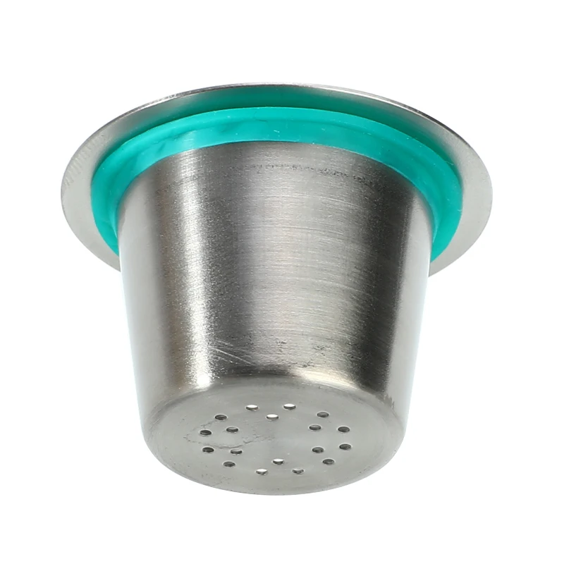 

Silver Stainless Steel Refillable Reusable Coffee Capsule Pod For Nespresso Machine Coffee Maker Cup Filter Coffeeware New 1pcs