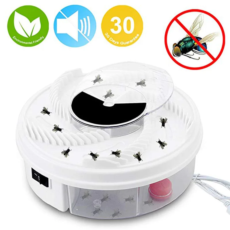 Electric Fly Trap Device USB Powered Automatic Fly Catcher and Eco