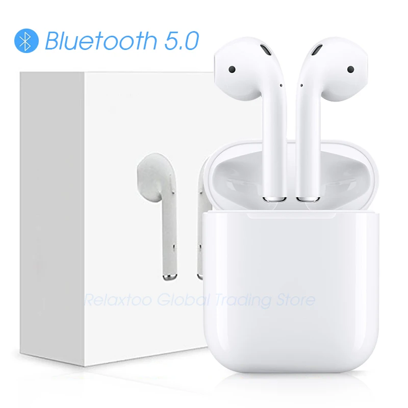 

i12 tws Bluetooth Earphone Wireless earphones Touch control Earbuds 3D Surround Sound & Charging case for iPhone Android phone
