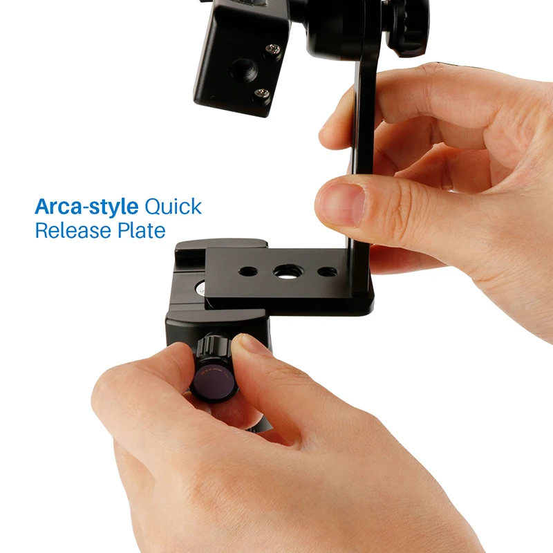  Ulanzi Adjustable ST-04 Tripod Mount Adapter Vertical 360 Rotation Phone Clipper Stand for iPhone X