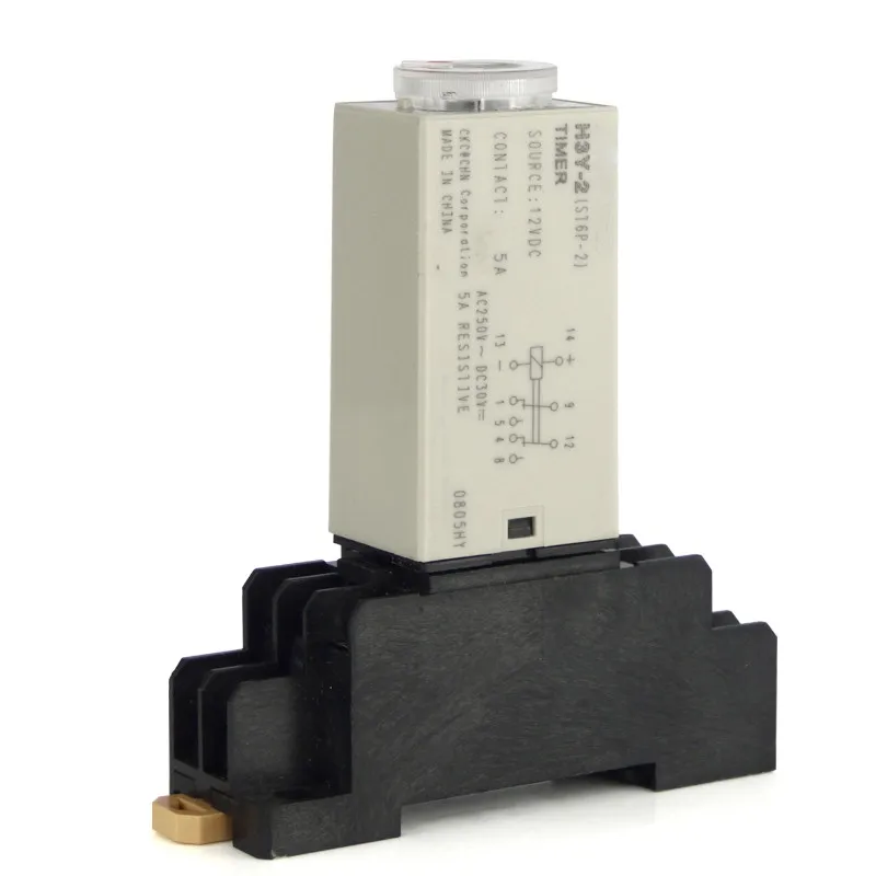 

H3Y-2 Power On Time Delay Relay Timer 60 minute DPDT 8Pins&Socket
