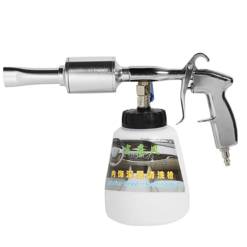 US/EU Car Wash Snow Foam Lance With Different Kinds Male Thread Adaptors Soap Foamer Gun Washer With Adjustable Nozzle Sprayer - Цвет: 02 US