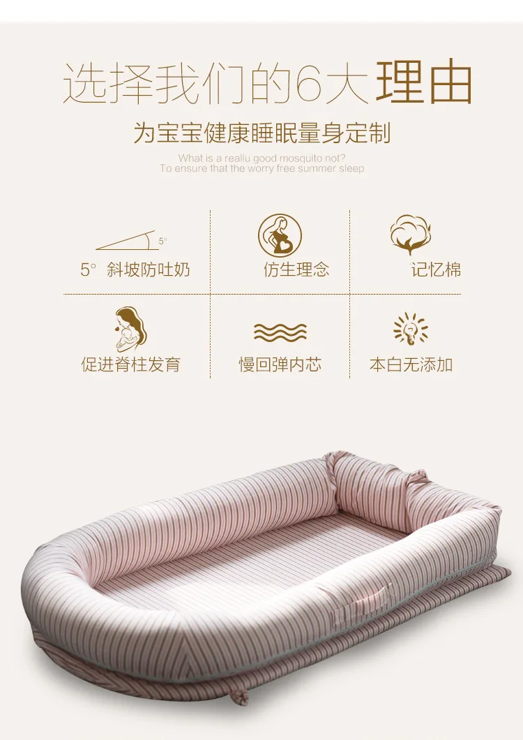 Berço do Bebê Berço da Cama do Bebê Portátil Berçário Viajar Infantil Criança Dormir Imitação Uterina Cama 4 Cheap Berços
