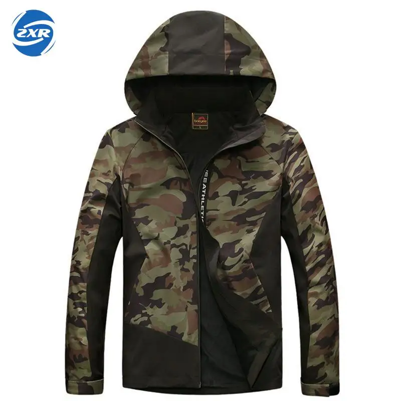 

New Men Spring Autumn Camping Trekking Running Camo Coats Hiking Outdoor Jacket Waterproof Protection Sports Jackets