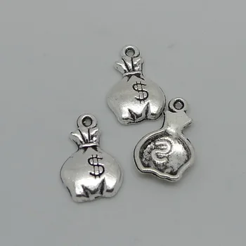 

purse $ Charms Pendant alloy Antique Silver Jewelry Making DIY European jewelry accessories 70pcs 10x17mm Hot sale