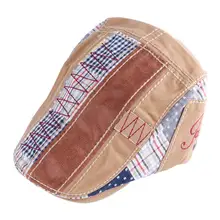 Для мужчин Повседневное, с хлопковой подкладкой, защита от солнца шапки-береты Шапки; обувь в стиле пэчворк на плоской подошве; остроконечная Кепка шапка модные уникальные Повседневное всесезонные Кепки s Для Маленьких Мальчиков Шапка