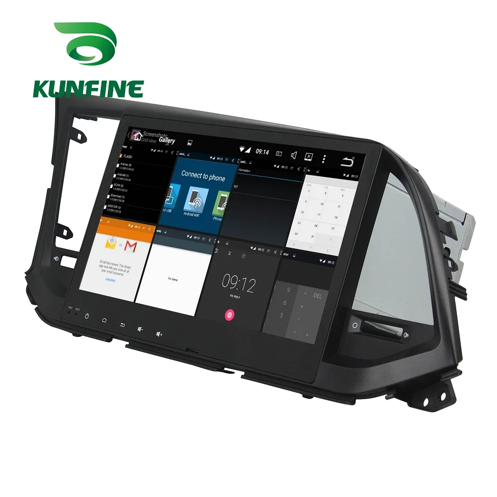 Car DVD GPS Navigation Player Deckless for Elantra 2016 I