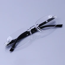 Очки для дальнозоркости, мужские и женские очки для чтения, цельные прозрачные линзы без оправы+ 1,00 до+ 4,00