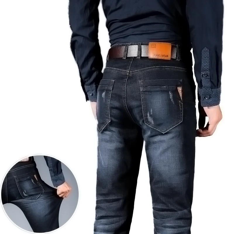 VEITCHE Brand New 2017 Summer Men Jeans good quality Denim Pants Slim elastic British style Male 