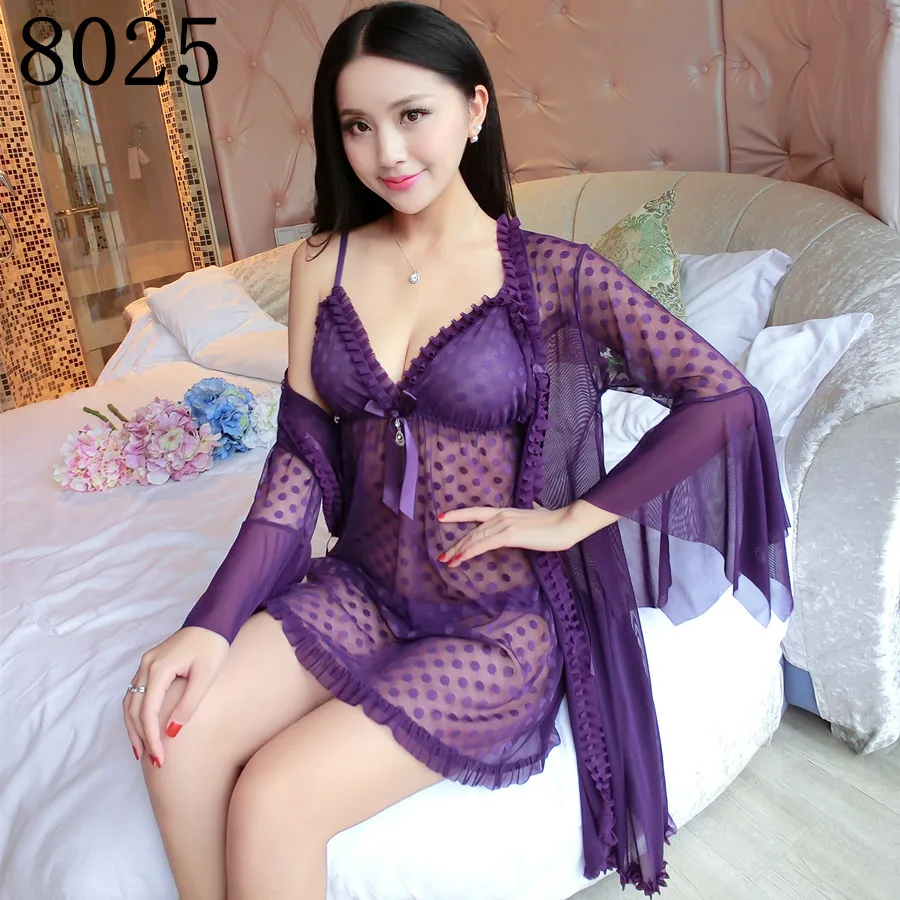 2018 lace bathrobe nightgown robe set womens silk robes cheap