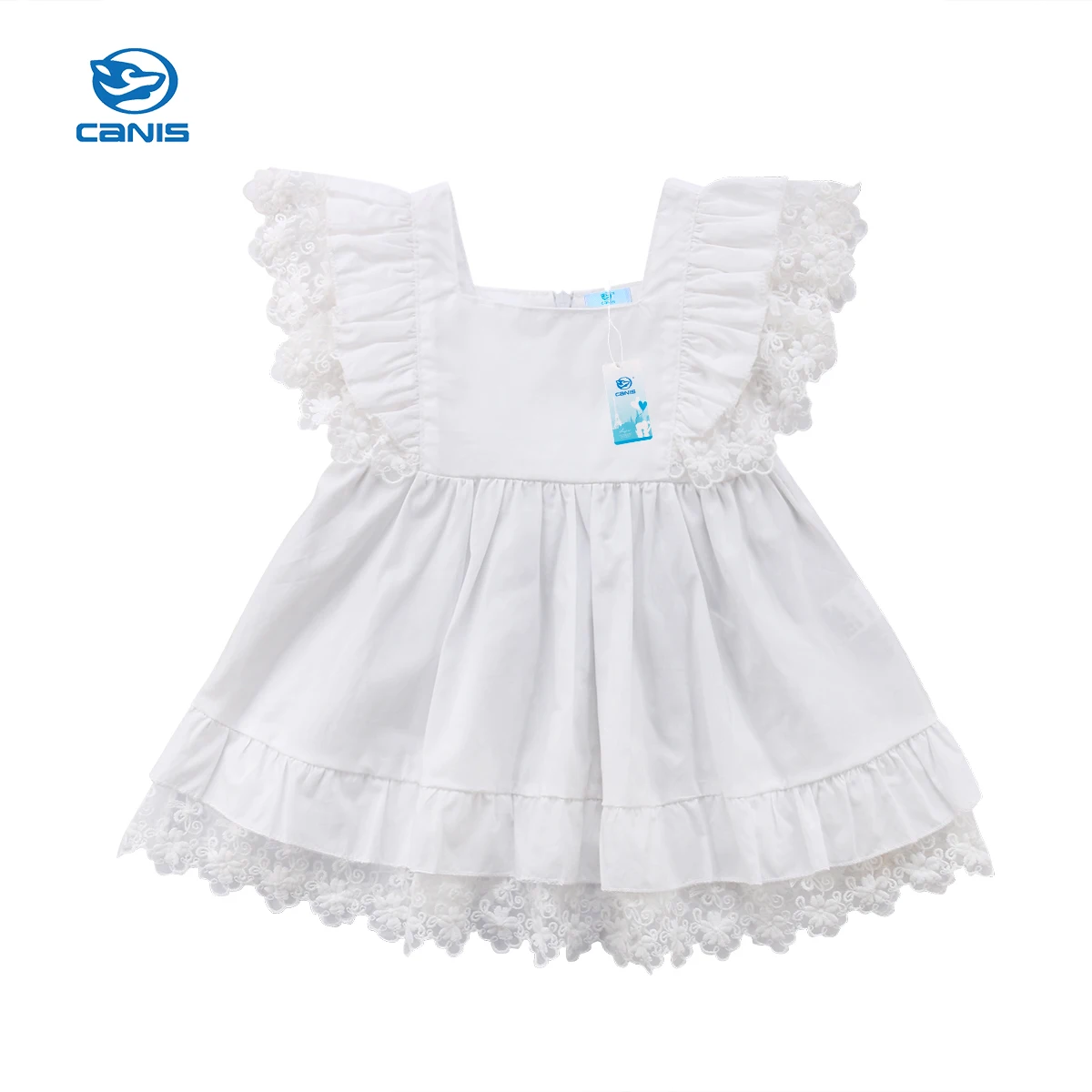 Cute Kids Dresses For Girls Newborn Baby Girl Clothes White Lace