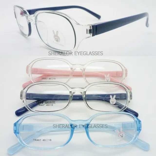 wholesale TR467 Infant high classic bendable acetate crystal eyeglass