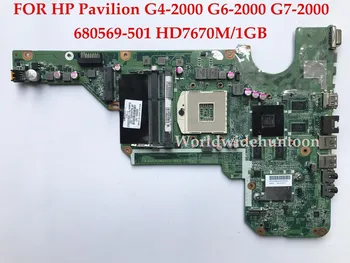 

High quality laptop motherboard for HP Pavilion G4 G6 G7-2000 680569-501 680569-001 HM76 PGA989 DDR3 HD7670M 1GB Working perfect