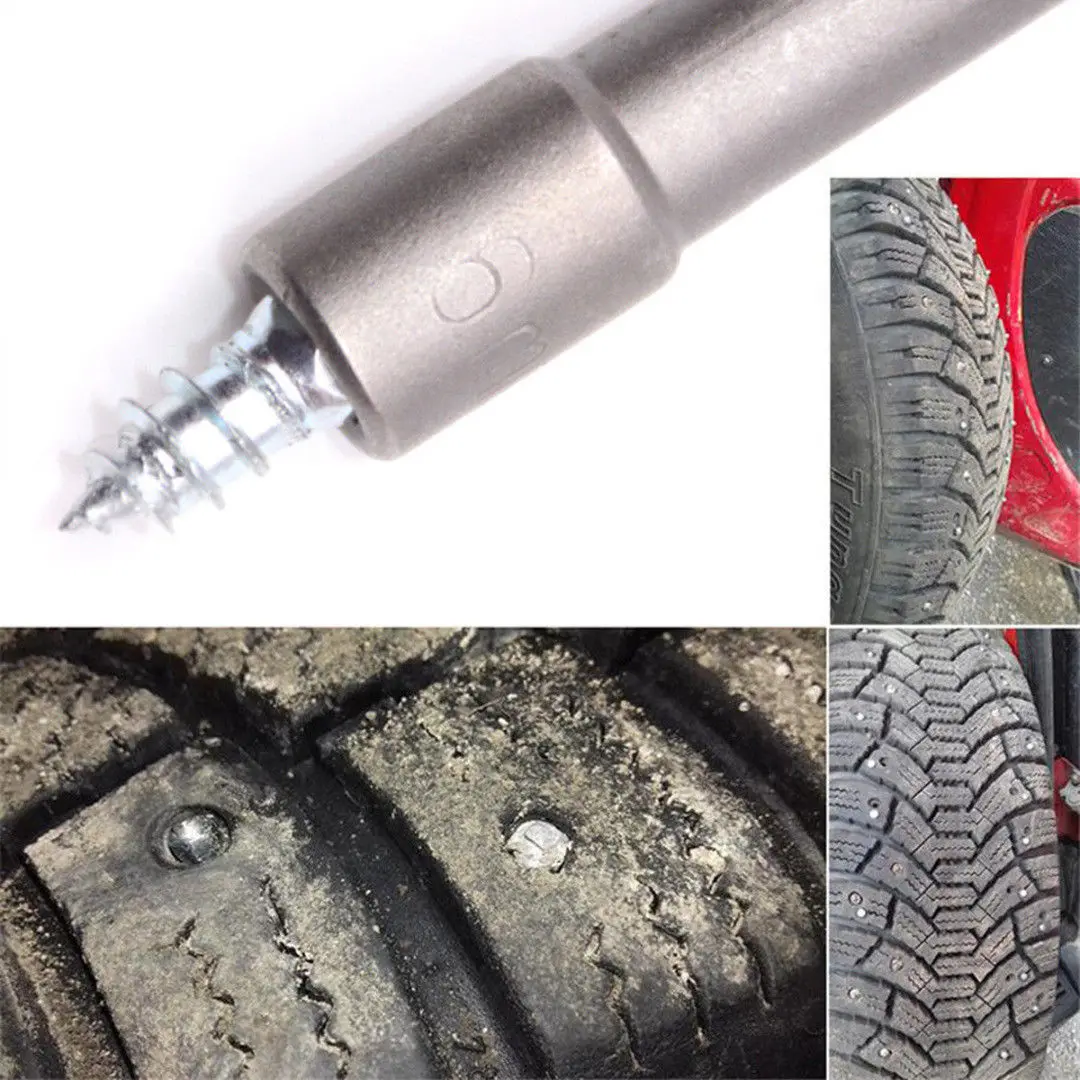 

50Pcs Tire Stud Screws Anti-Slip Spikes Anti Slip Universal Anti-Slip Stud for Ice Anti Slip
