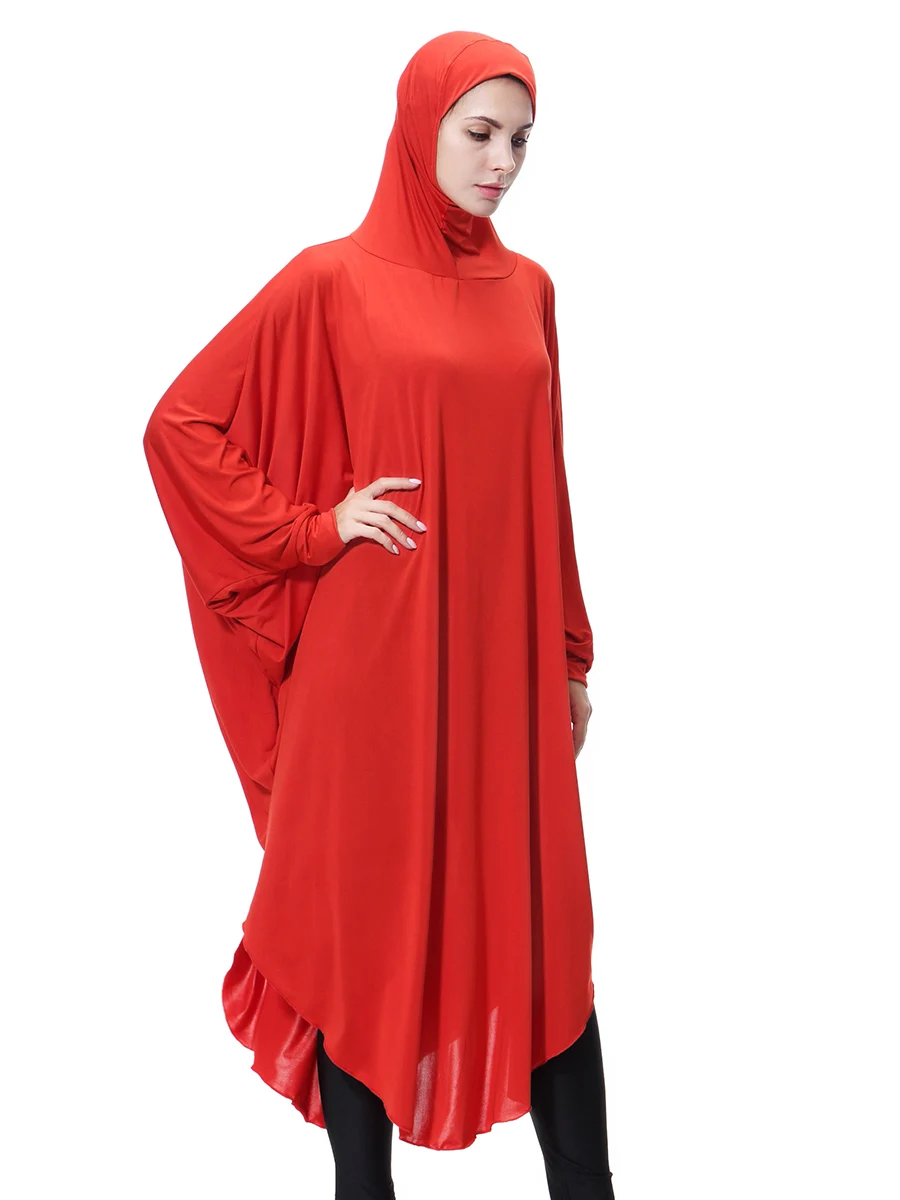 Мусульманский женский черный чехол абайя исламский химар одежда халат с платком кимоно мгновенный длинный хиджаб арабский поклонение молитва одежды bd122