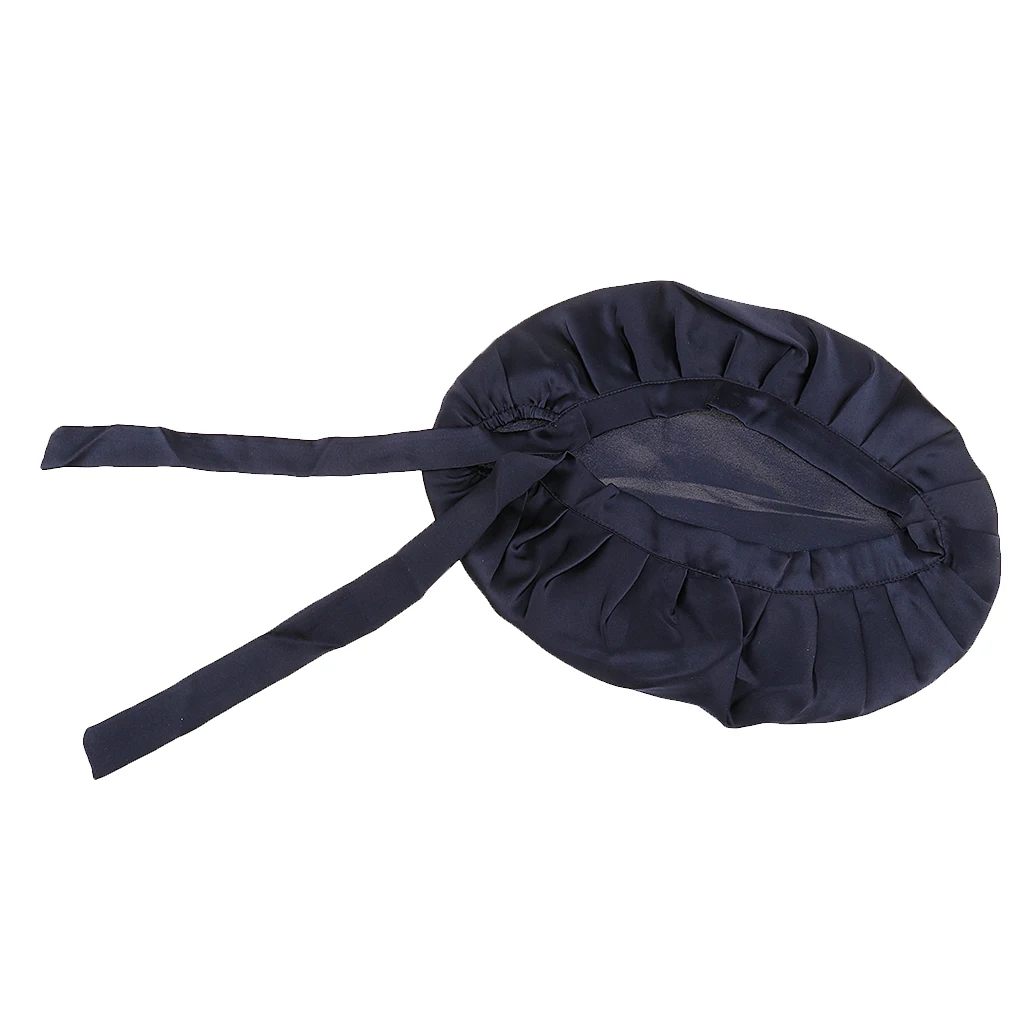 100% Pure Silk Sleep Hats Wrap Night Cap Hair Care Bonnet Women's Hat