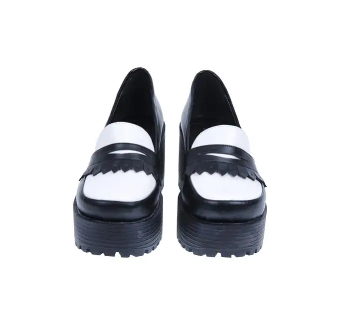 Angelic Punk Lolita Cosplay Kleid Schwarzes 40 Schuhe Hohe Mori Mädchen Prinzessin Dame Pumps Frau Quasten Impressum Trifle Frauen 35 Heels rxSwqYp4r