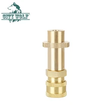 Высокое давление шайба латунь пена Лэнс разъем karcher адаптер с G1/4 быстрое соединение в один кусок чистящий инструмент City Wolf