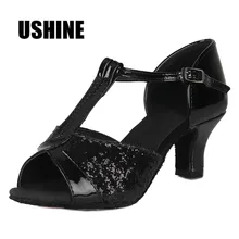 Латинский танец на каблук 7 см/5 см Танго танцевальная обувь женские Zapatos Salsa Mujer Zapatos De Baile latino Mujer 259