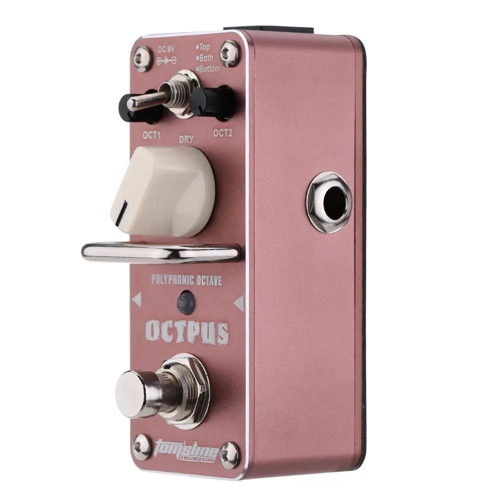 AROMA AOS-3 Octpus Electric Guitar Pedal Polyphonic Octave Guitar Effect Pedal Mini Single Effect Guitar Parts & Accessories AROMA AOS-3 Octpus Electric Guitar Pedal Polyphonic Octave Guitar Effect Pedal Mini Single Effect Guitar Parts & Accessories
