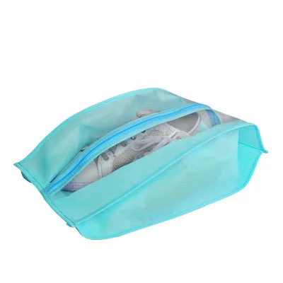 Новая Экологичная полиэфирная портативная дорожная сумка для хранения обуви, пластиковая водонепроницаемая сумка для обуви, чехол-органайзер для сумок для мелочей - Цвет: shoe bag B-1