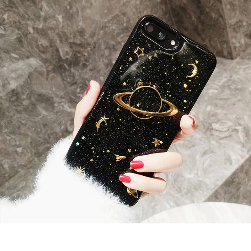 Планет цвета: прозрачный черный чехол для IPhone6/6S/6Plus/iPhone7/7plus/iPhone8/8Plus/X/XS/iPhoneXR/iPhoneXS MAX