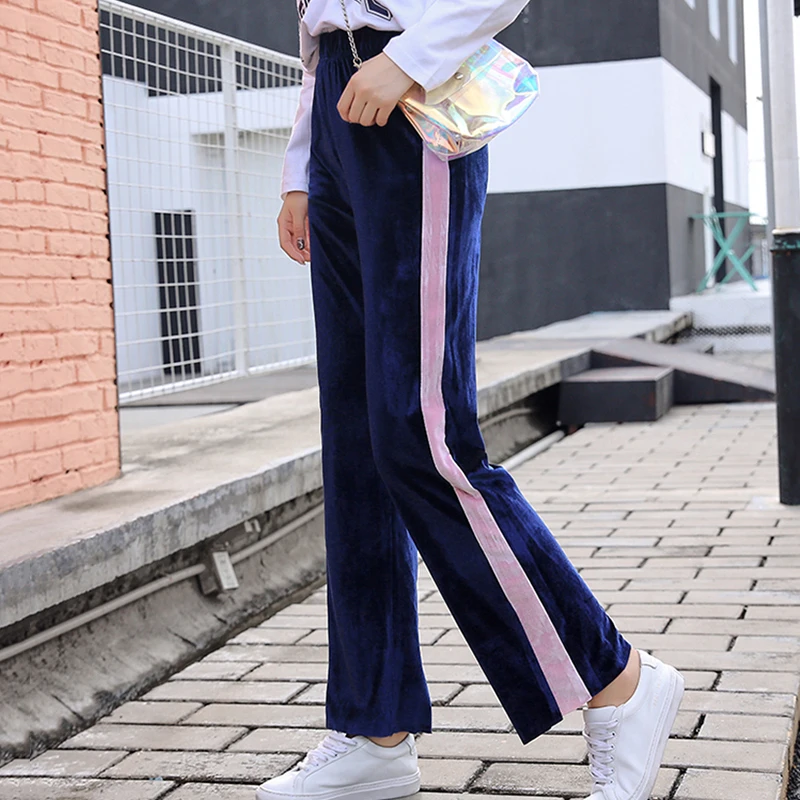 S-5XL Fashion High Waist Sweatpants Women Plus Size Loose Wide Leg Pants Casual Elastic Waist Panelled Trousers Pantalon Mujer S-5XL Fashion High Waist Sweatpants Women Plus Size Loose Wide Leg Pants Casual Elastic Waist Panelled Trousers Pantalon Mujer