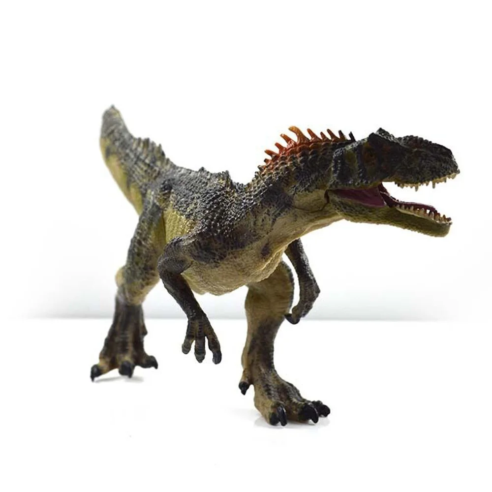 Динозавры Allosaurus фигурка достаринная модель игрушки коллекционный Декор Желтый