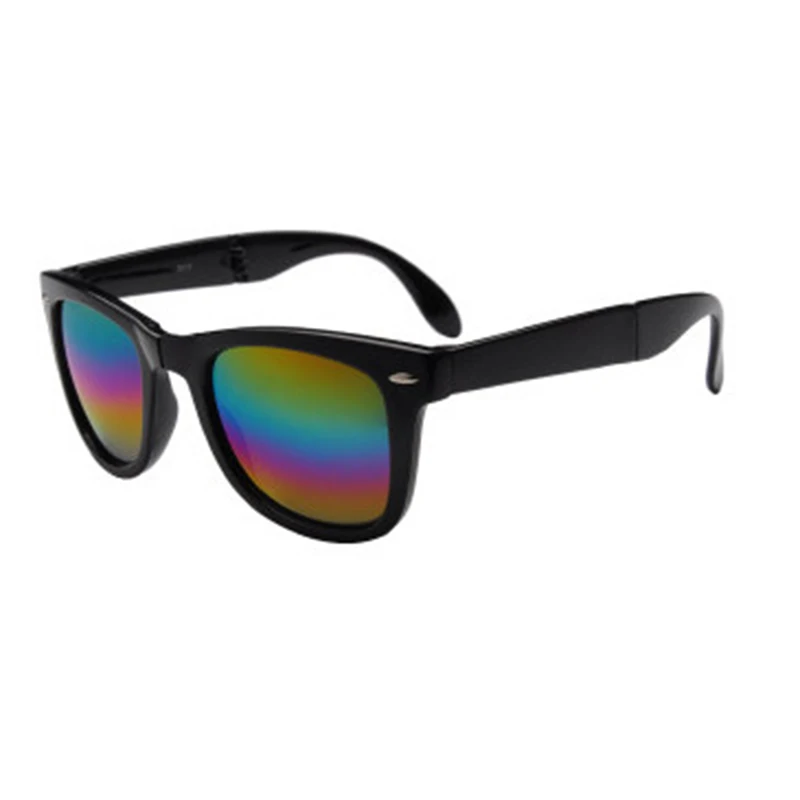 Классические складные очки с Чехол Брендовая Дизайнерская обувь унисекс солнцезащитные очки мужские и Для женщин очки спортивные очки Oculos gafas B2