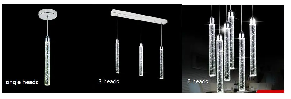 Светодиодные подвесные светильники, современный минимализм, три креативные, для столовой, подвесные, для столовой, подвесные лампы ZSP183151