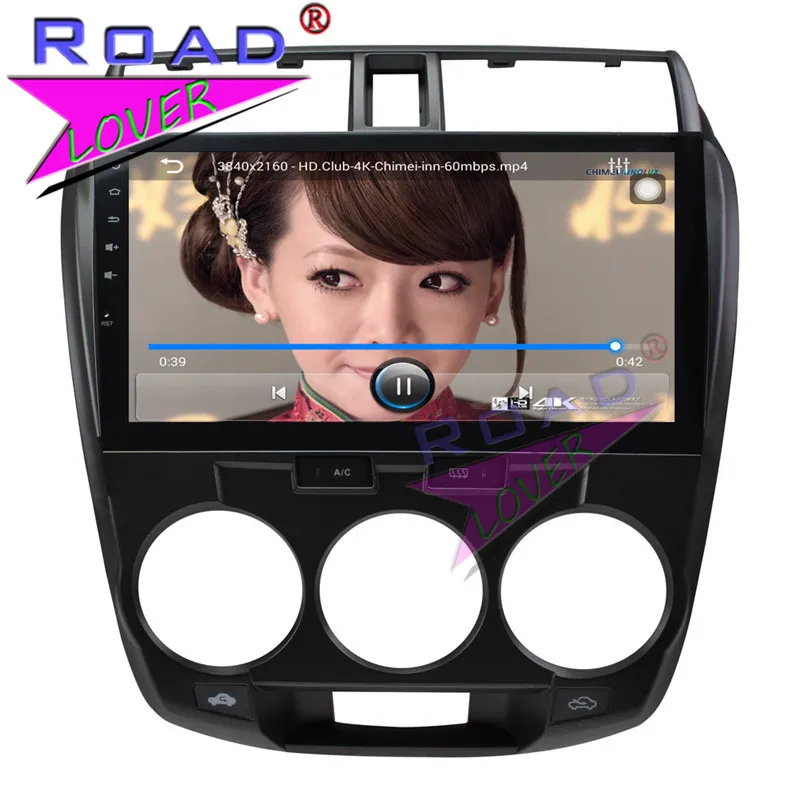 Sale TOPNAVI Android 6.0 2G+32GB Quad Core 10.1" Car PC Head Unit Player For Honda City 2011 Stereo GPS Navigation Two Din Radio MP4 5