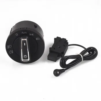 

For VW Golf MK7 7 VII GTI POLO 6C Chrome Auto Headlight Switch Replace module 5GG941431D