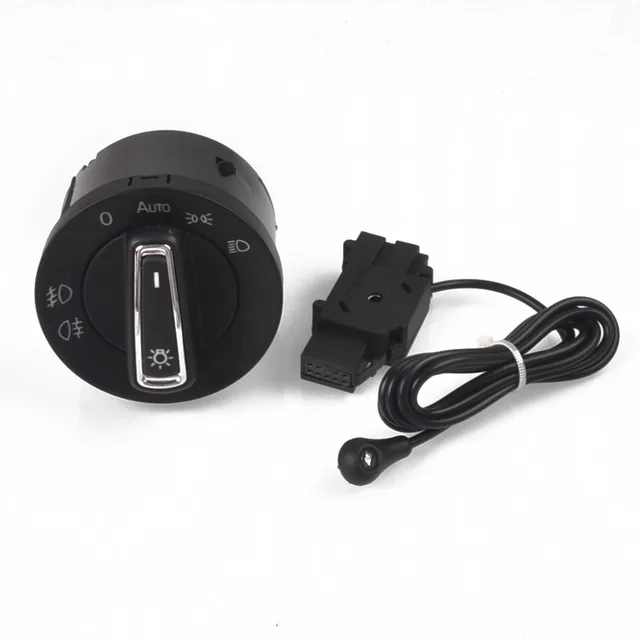 US $19.00 For VW Golf MK7 7 VII GTI POLO 6C Chrome Auto Headlight Switch Replace module 5GG941431D