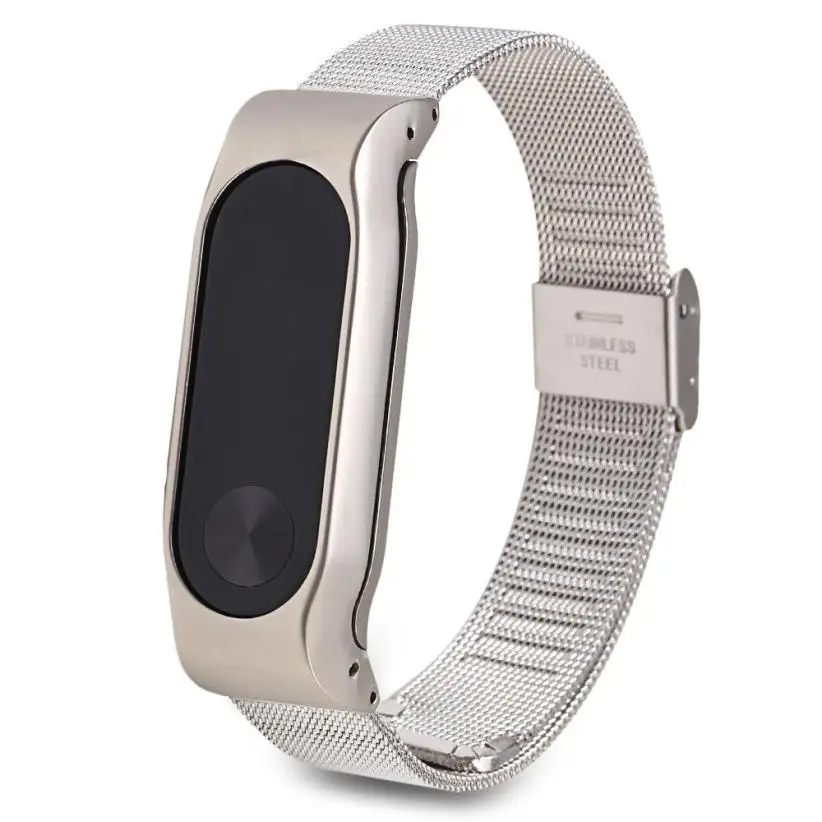 HIPERDEAL Нержавеющая сталь ремешок для часов Replacemnt металлический комплект Xiaomi Miband 2