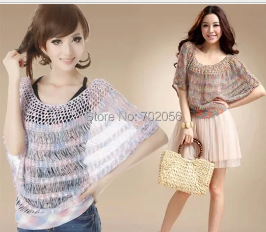 

new 2016 Leisure Batwing Cape Cardigan Knitting Coat lady Poncho shawl wraps Sweater #3631