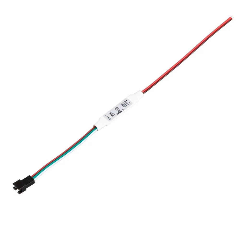 SP002E DC 5-24 V Mini 3 ключ WS2812 60 видов 600 светодиодный пиксельный контроллер для WS2812 RGB Светодиодные ленты 5050 RGB полосы света Цвет