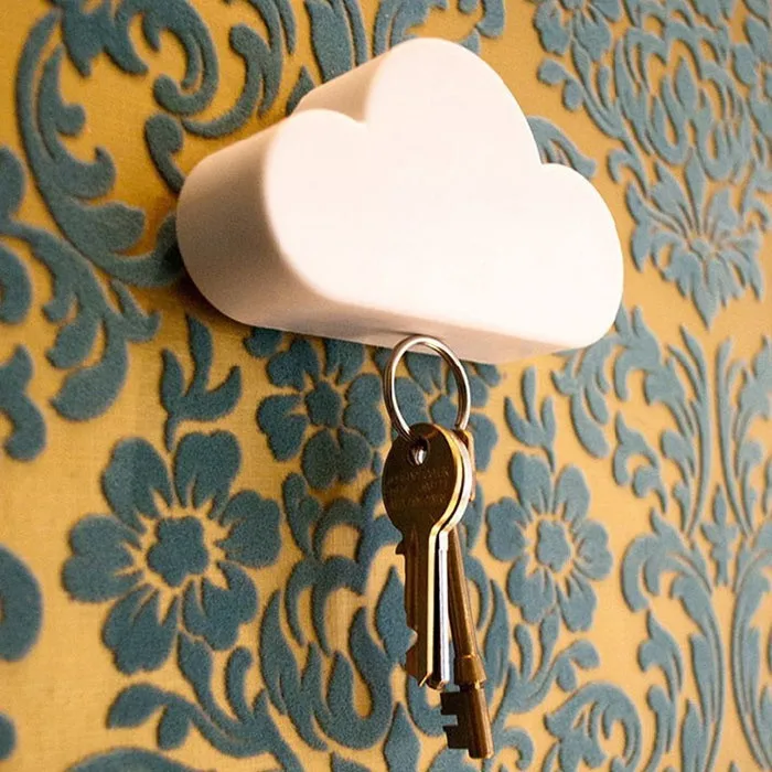 Креативный Забавный Домашний Органайзер в форме белого облака магнитный держатель ключа домашний декор Марко claveW5