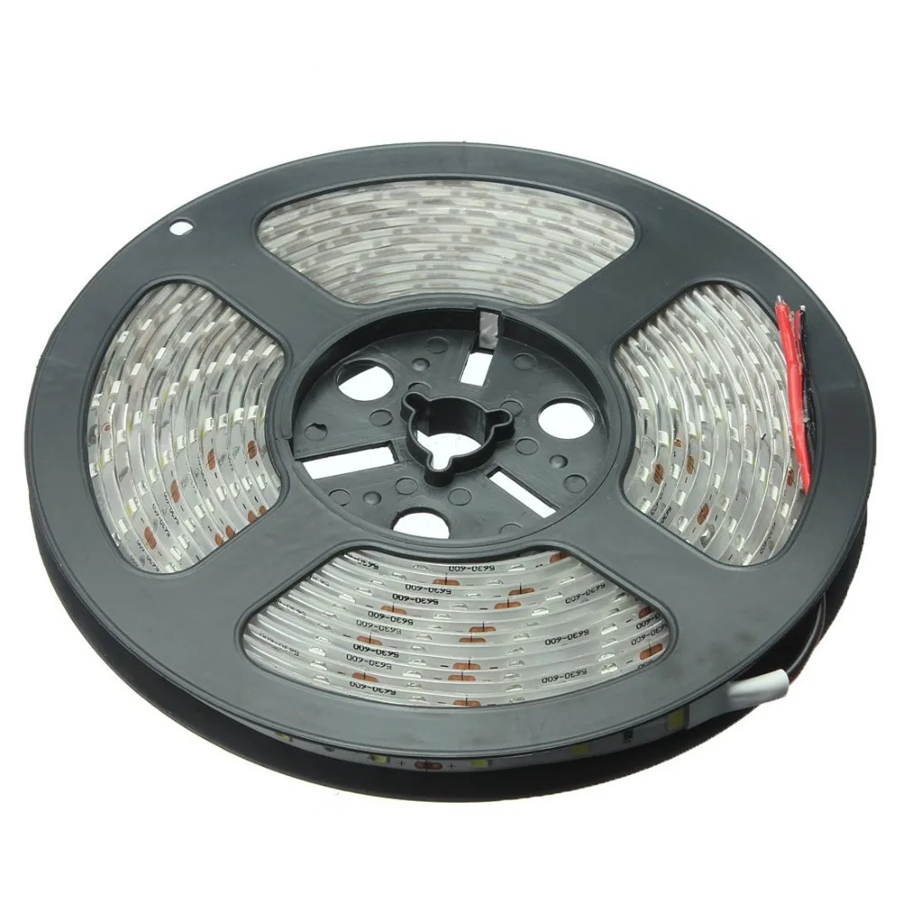 Smd5630 Светодиодная лента 5730 ip65 DC 12 v 300led 5 m белый теплый красный зеленый синий 3000 K 6500