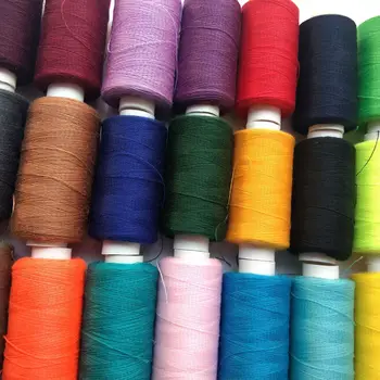

Hot Color 200yards Sewing Thread Polyester Thread Set Strong And Durable Sewing Threads For Hand Machines DIY Sewing accessories
